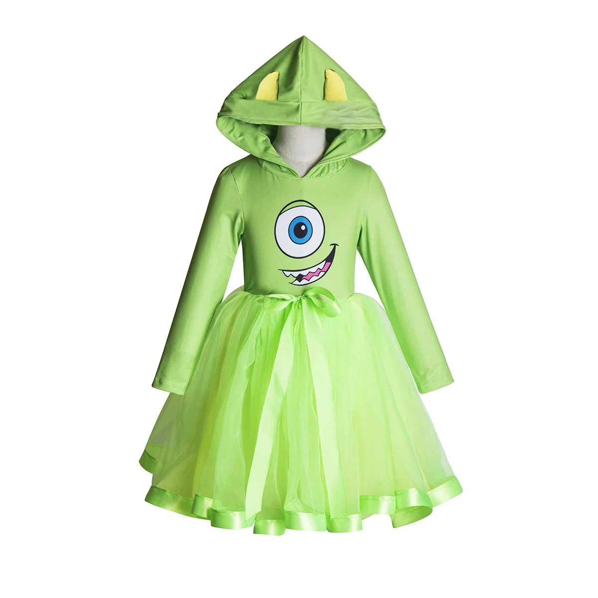 Monster Inspired Tutu Dress Halloween Costume Party Birthday Dress Mike Wazowski Monster Tutus