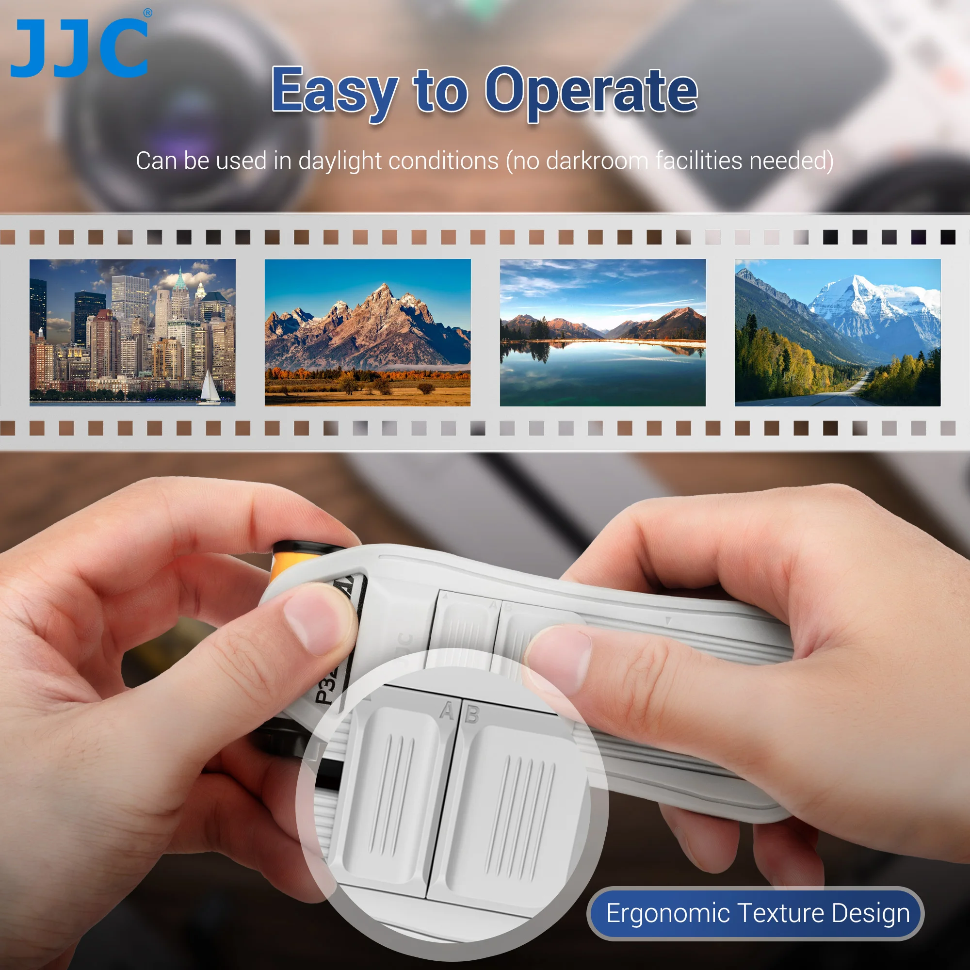 JJC ترقية 135 لفة فيلم النازع ثلاثة ورقة تصميم 35...