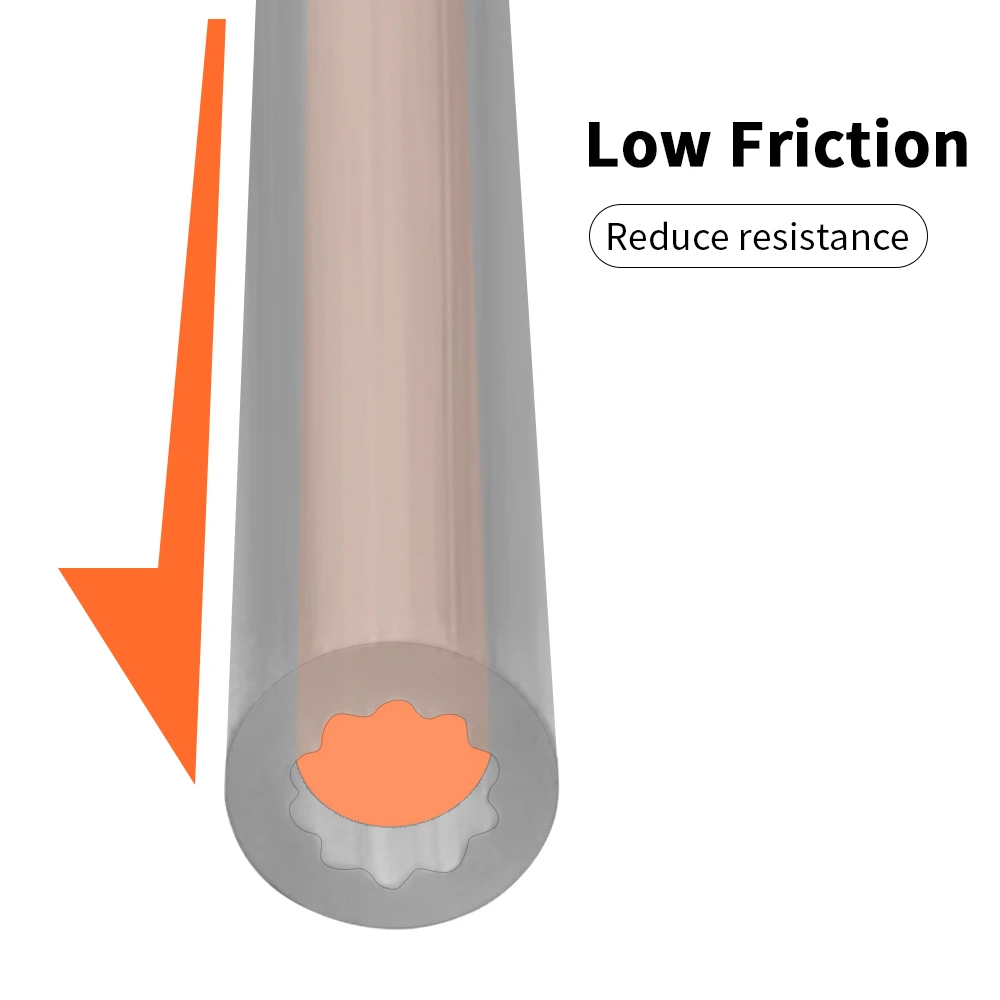 Niederwiderstandsfähiges PTFE-Rohr 1M/2M/4M, hohe Temperaturbeständigkeit und innovatives Design für 3D-Druckerteile – Detail 10