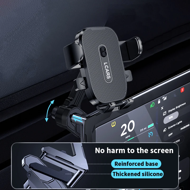 Universal Car Phone Holder for Tesla Model 3 Model Y New Energy Vehicles with Floating Center Console Screen Mount