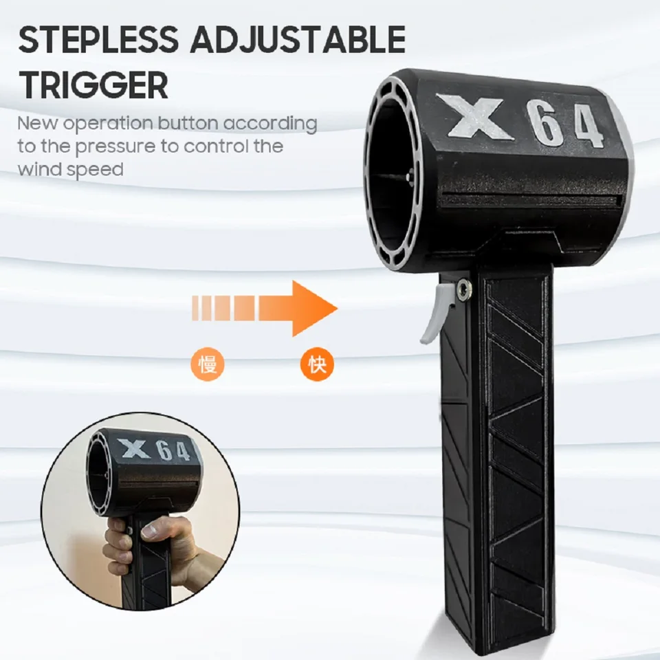 X64 Violent Blower Handheld Turbo Jet Fan 64mm Brushless