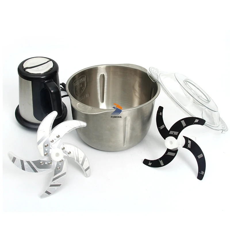 220V/50HZ Stainless Steel Yam Pounding Machine Big Meat Grinder Electric Yam Pounder 10L Meat Chopper 5