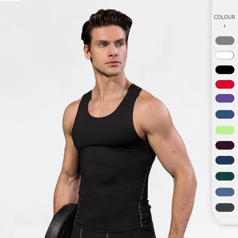 

Men's extreme sports sports tight vest boys basketball training fitness clothes quick-drying breathable yoga running clothes