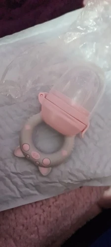 Baby Food Feeding Spoon Juice Extractor Fruit Feeder Pacifier Baby Feeding Bottle Silicone Gum Fruit Vegetable Bite Eat Feeder photo review