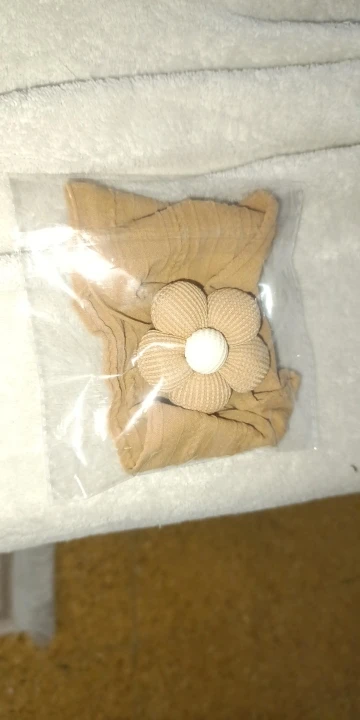 Cute Floral Nylon Baby Headband photo review