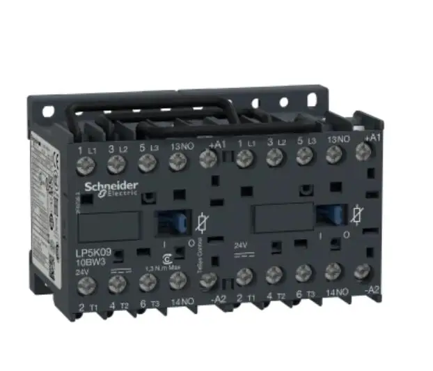 LP5K0910BW3 LP5-K0910BW3 reversing Contactor, TeSys K, 3P, AC-3/AC-3e,440V 9A, 1NO, 24V DC low consumption coil