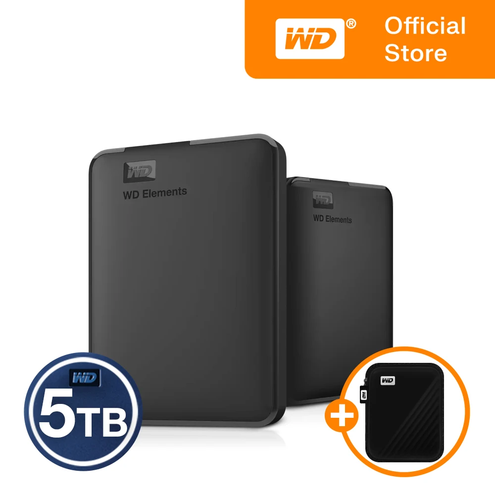 [WD한국공식스토어] NEW WD Elements Portable 5TB 외장하드
