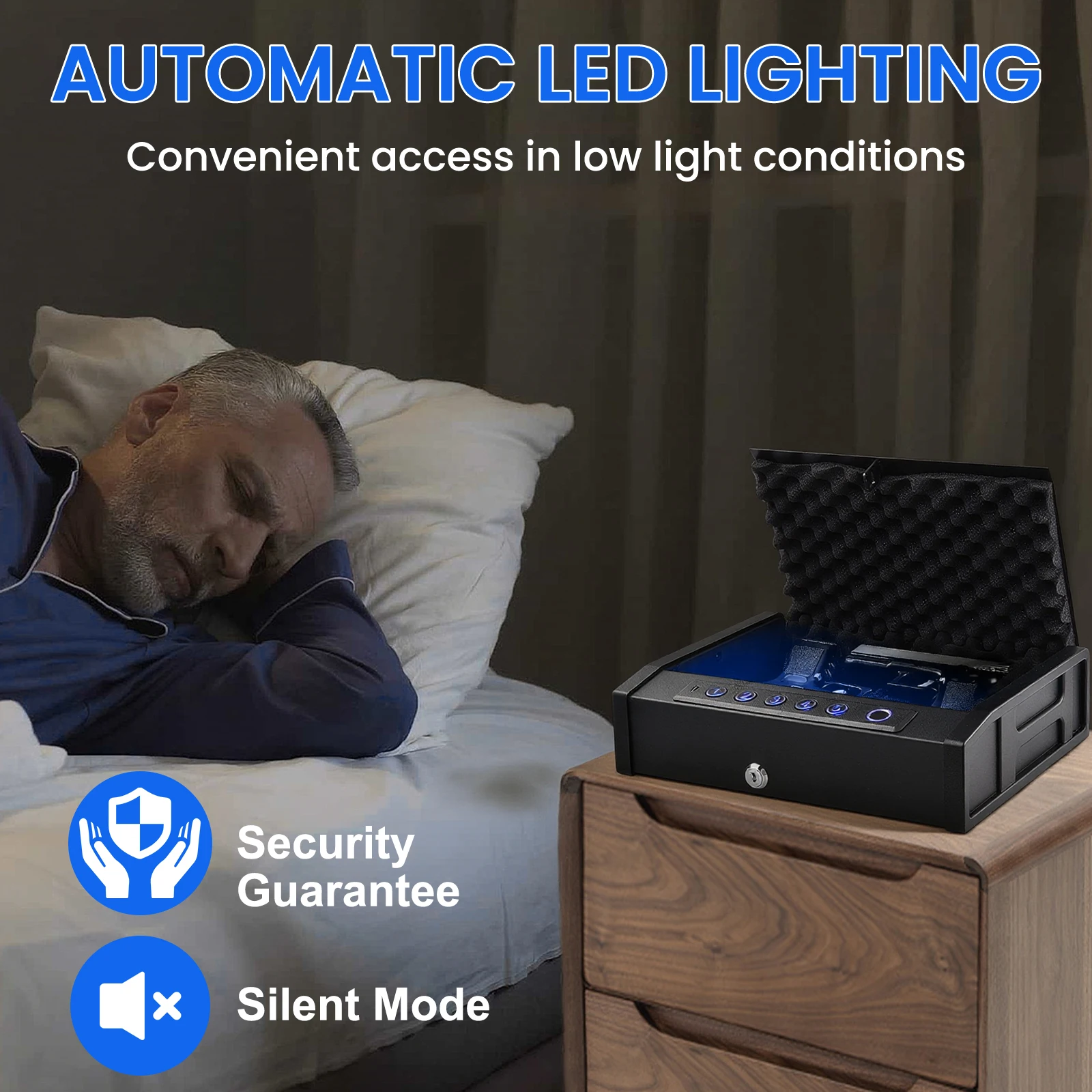 Emergency keyhole for backup manual entry