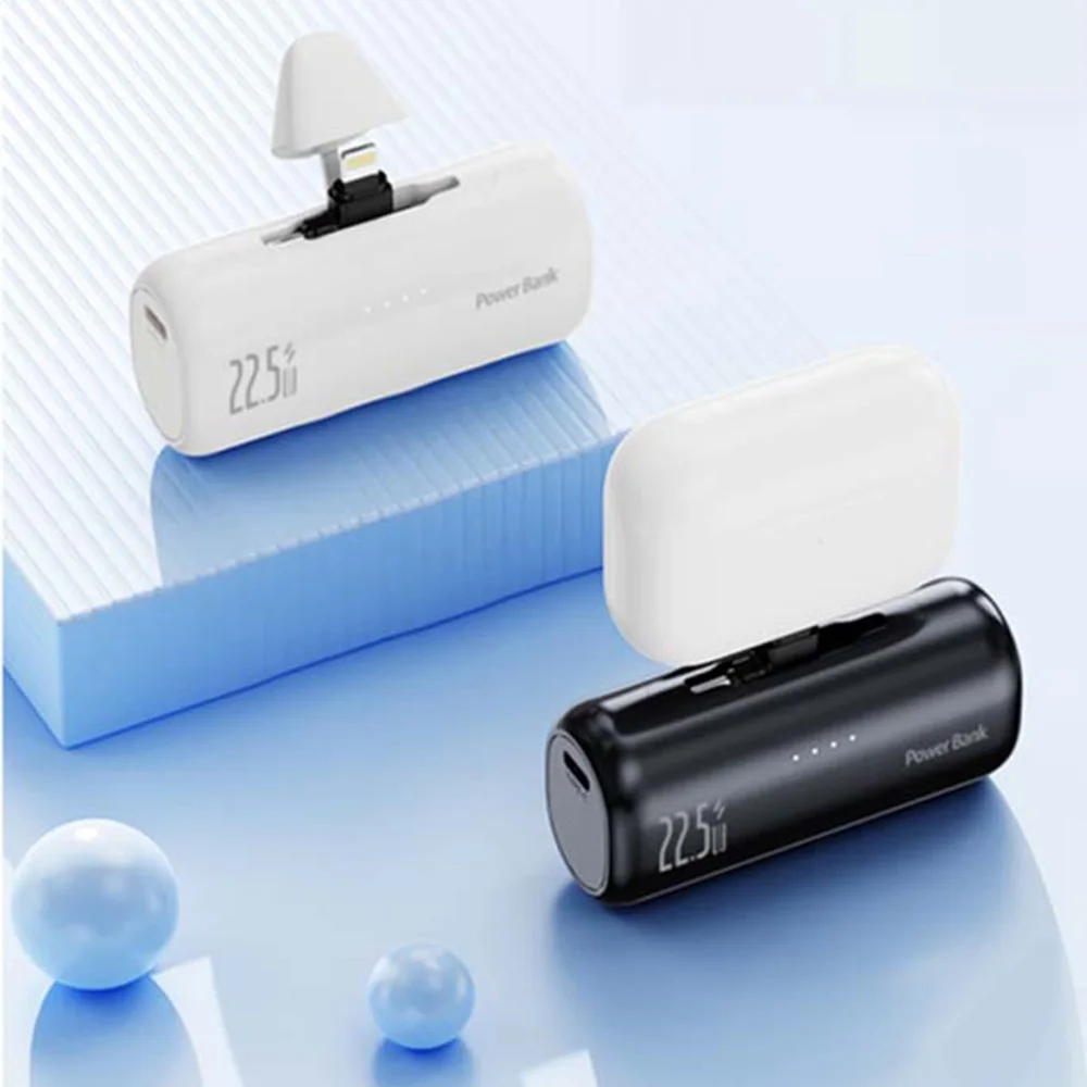 M&W 5000mAh Power Bank: Rotate - Plug Magic, Type - C & Lightning in One! 4