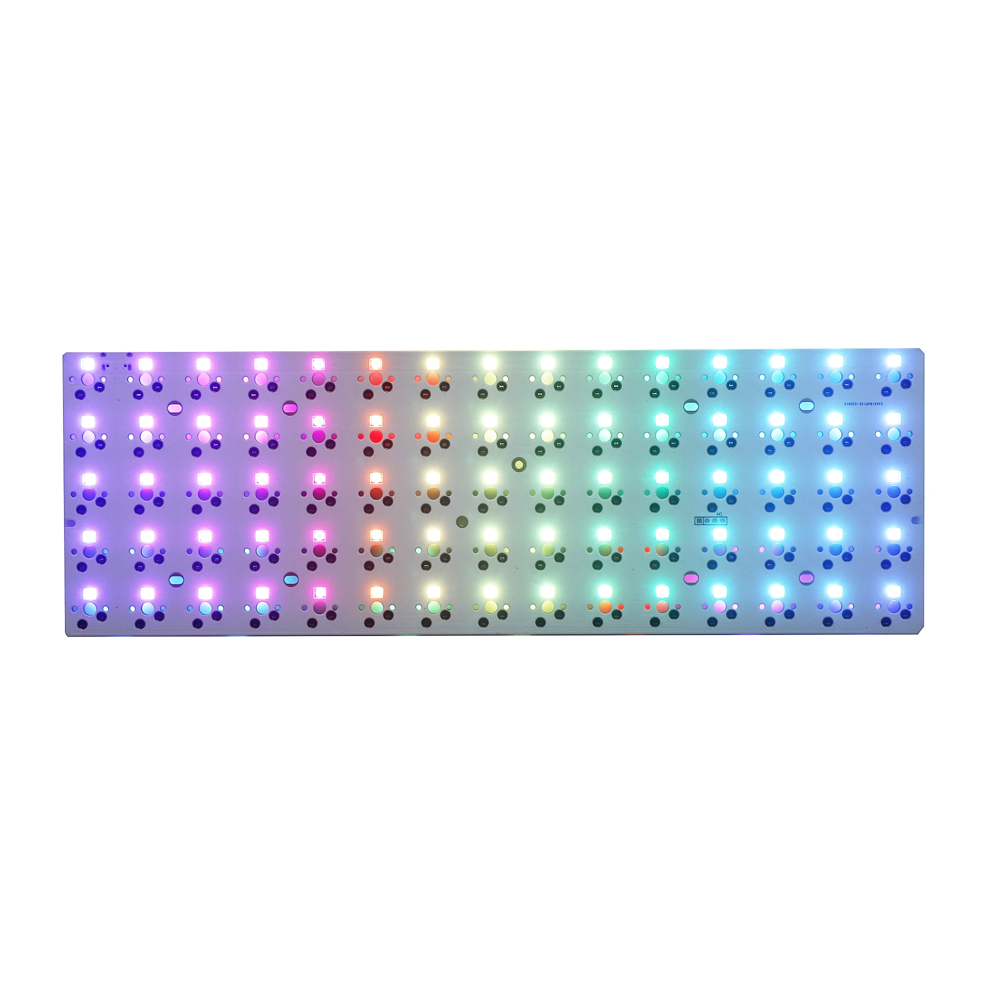 Idobao x Ymdk Id75 Rev Via Hotswap Pcb Rgb Alumínio Placa Substituição para Id75