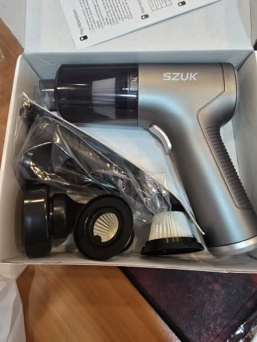 SZUK-aspiradora de coche 98000PA, Mini máquina de limpieza potente, succión fuerte, portátil, inalámbrico, electrodoméstico photo review