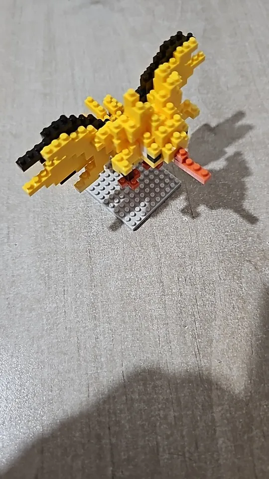 DIY Pokemon Blocks Small Cartoon Mini Building Block Pikachu Charizard Eevee Mewtwo Anime photo review