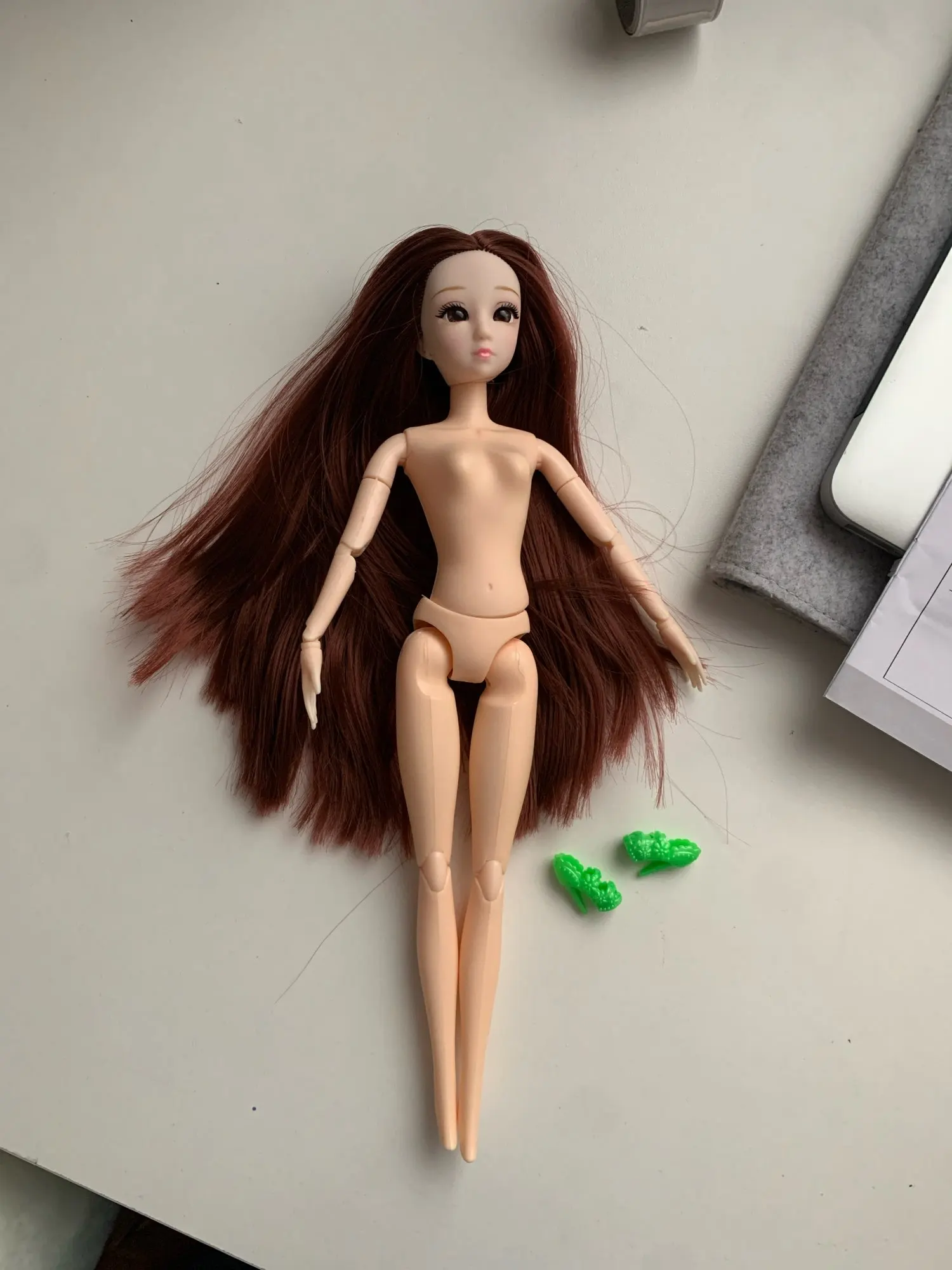 30cm Doll Toys for Girls 1/6 BJD Dolls Body Make-up 3D Eyes Beautiful Princess Baby Girl Dolls Plastic DIY Toy for Girls photo review