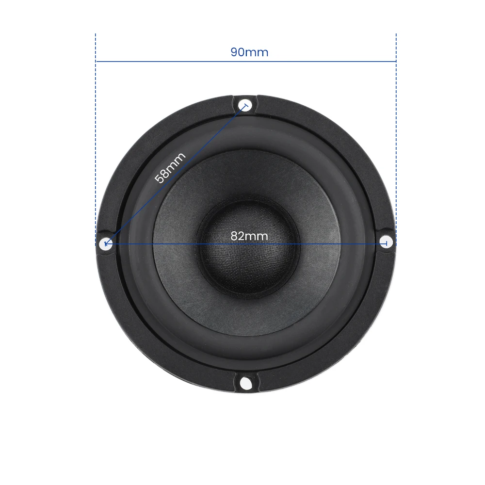 3 Inch Middle Speaker 4Ohm /8 Ohm 15W Three-Way Speaker Sound Amplifier Unit For Home DIY 1PCS AIYIMA Audio