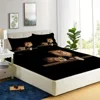 Luxurious Lion-Themed Fitted Sheet Set 2/3pcs - Ultra-Soft, Animals Fabric with Deep Pocket - Ideal for Bedroom and Dorm Room 3