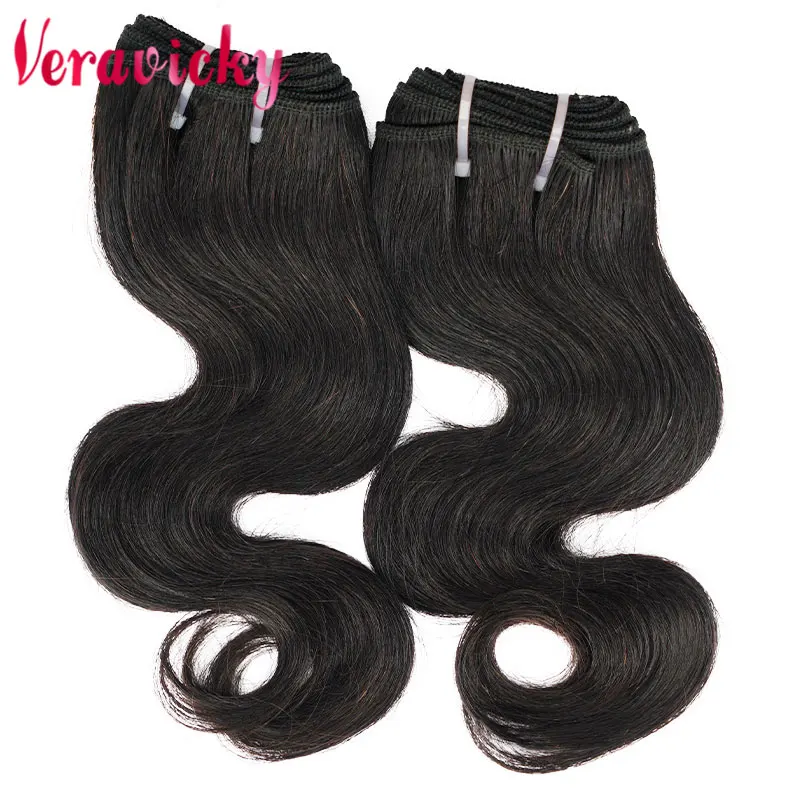

Veravicky Body Weave Human Hair Bundles Brazilian Natural Black Color Remy Bundles Human Hair 8-16 inch 50g/Bundle Remy Hair