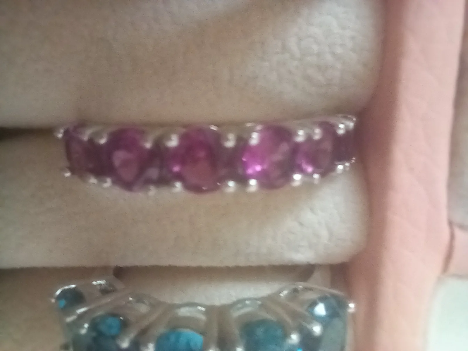 Bague en Grenat rhodolite - Passion rosée