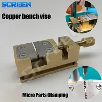 Copper bench vise Hand tool Mini vise Micro Clamping vise Brass Material Watch Micro and Micro Parts Clamping Mechanical Model 1