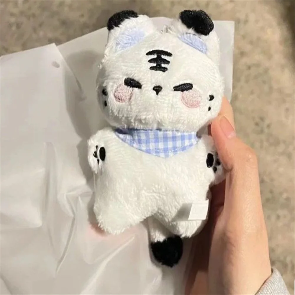 Kpop Hoshi Cartoon Animal Stuffed Doll 11CM Cute Baby Tiger Plush Doll Keychain Backpack Pendant Kids Fans Collection Gifts 3
