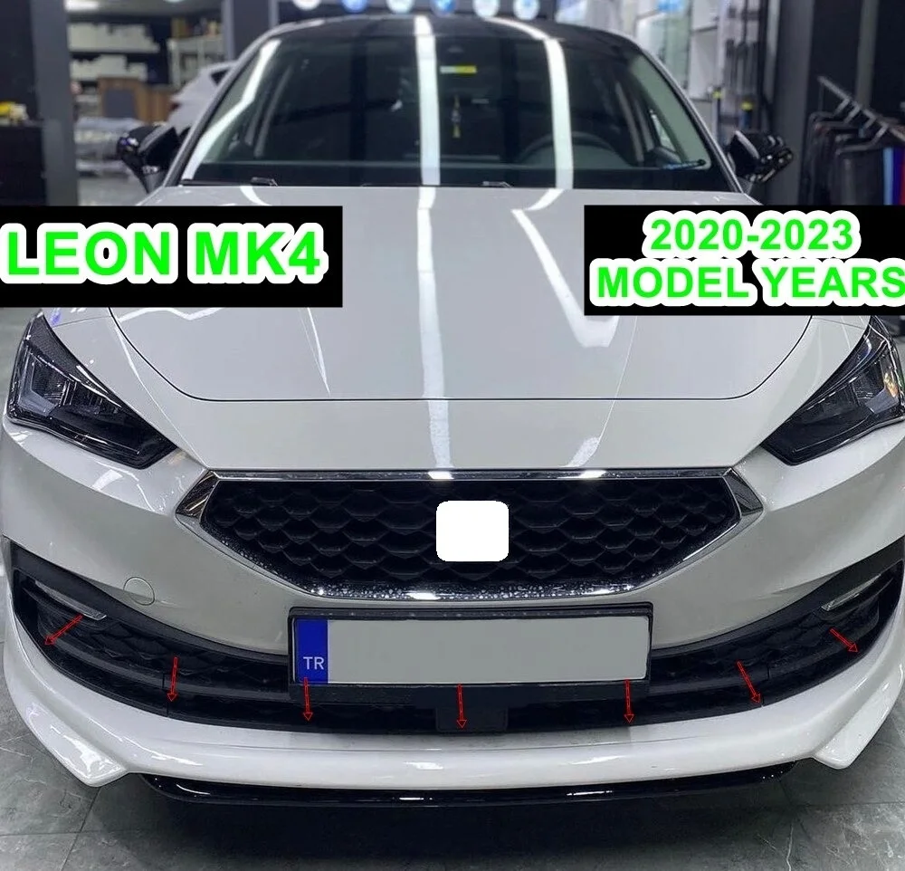 For Seat Leon MK4 Front Bumper Attachment Lip 2020 2021 2022 Splitter