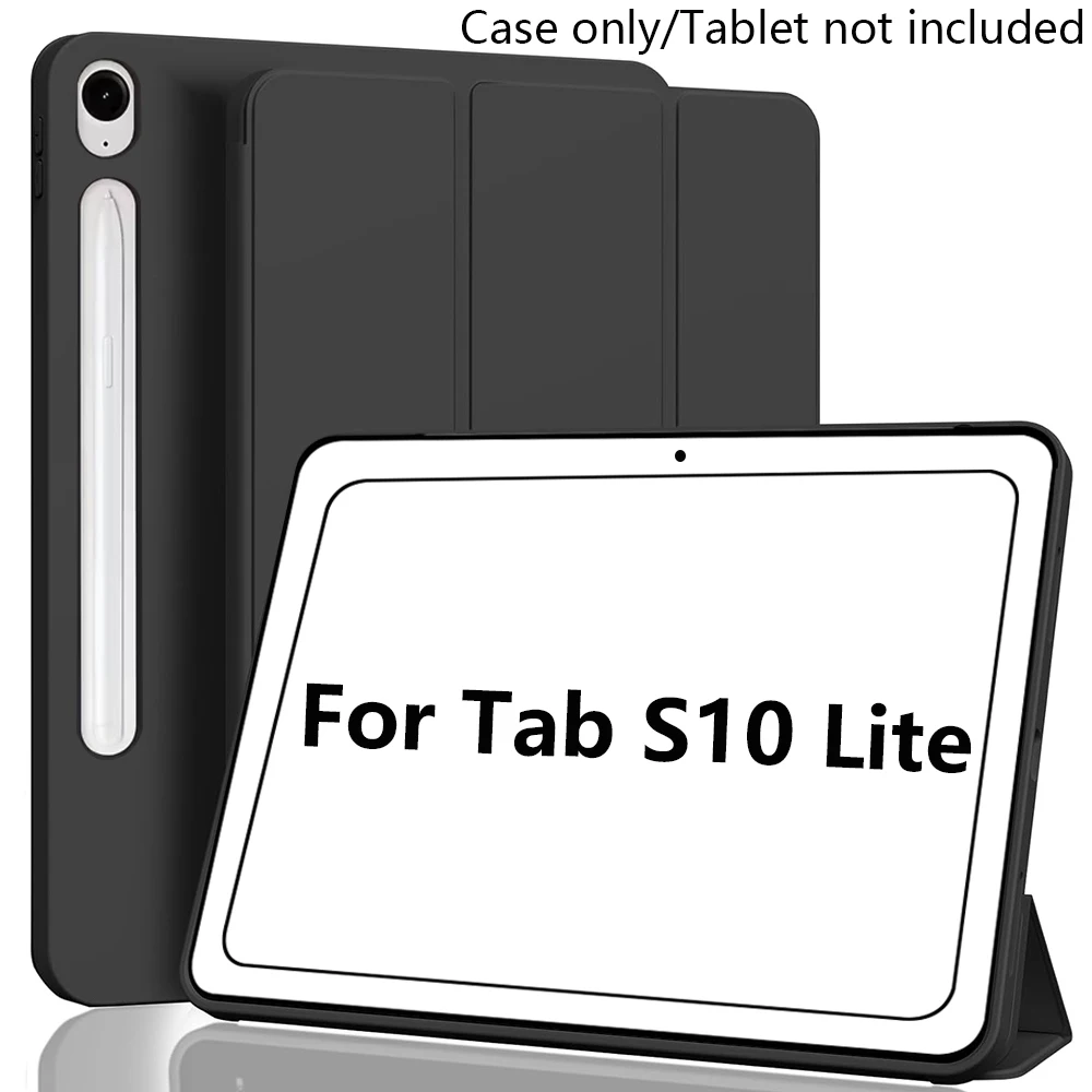 Premium Trifold Stand Folio Cover with Soft TPU Back