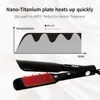 Titanium Plate Hair Flat Iron 470°F Keratin Treatment Hair Straightener Professional Salon Hair Styling Tools 110-240V 5