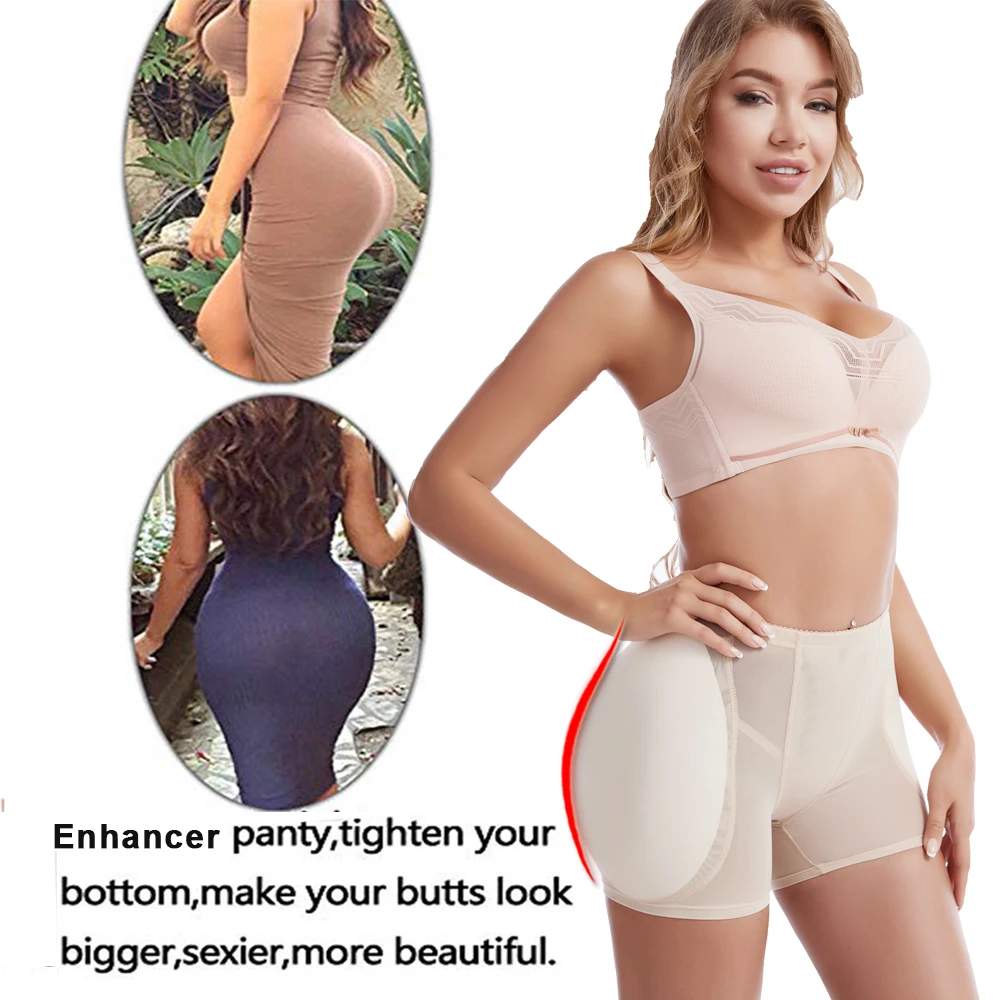 Butt Lifter Panties Women Hip Enhancer with Pads Sexy Body Shaper Push Up Panties  Shapewear Fake Ass Control Panties - AliExpress