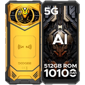 Versione Globe DOOGEE S200 X 5G Telefono robusto 6.72 "Dimensity 7050 1.32" AMOLED Display posteriore 12GB 512GB 10100mAh Batteria Telefono