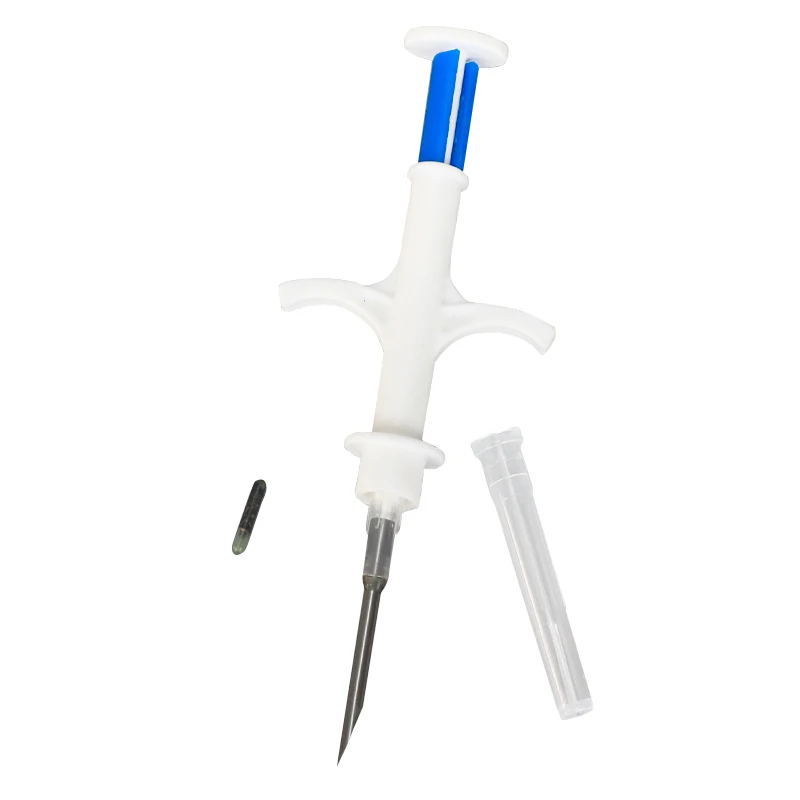 134.2KHz Pet Glass Tag Animal Injectable Microchip Syringe FDX B ISO11784/85 ICAR Animal Syringe for Cat Dog