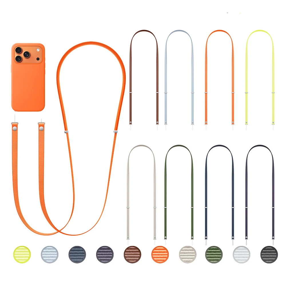 Magnetic Phone Lanyard with Adjustable, Durable Woven Neck Strap