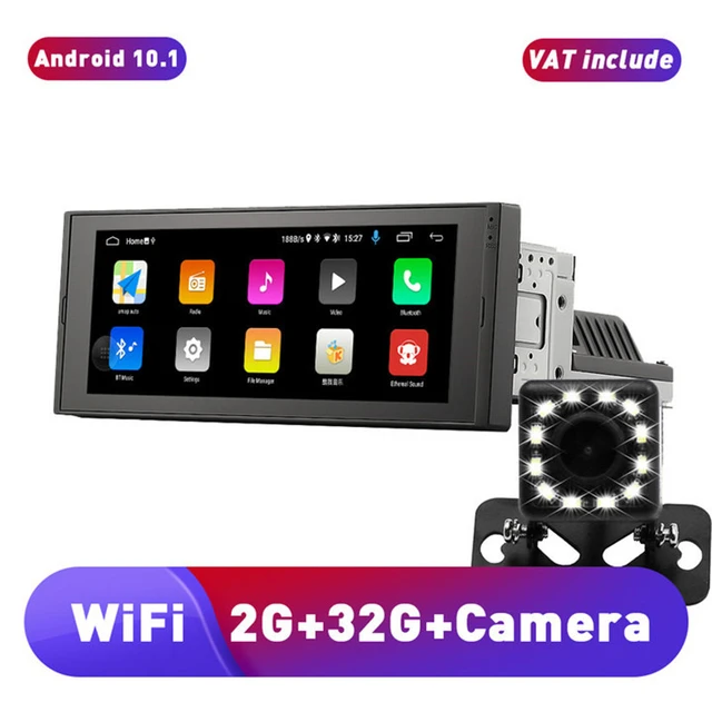 Universal 1din Auto Radio Android Multimedia Player 6.9 inch Touch Screen 1  Din Car Stereo Video GPS Navigation WiFi Bluetooth - AliExpress