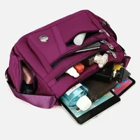 Sac étanche en Nylon pour femmes, sacoches pour dames, sac à bandoulière de voyage de grande capacité, sacs à main décontractés de haute qualité 6