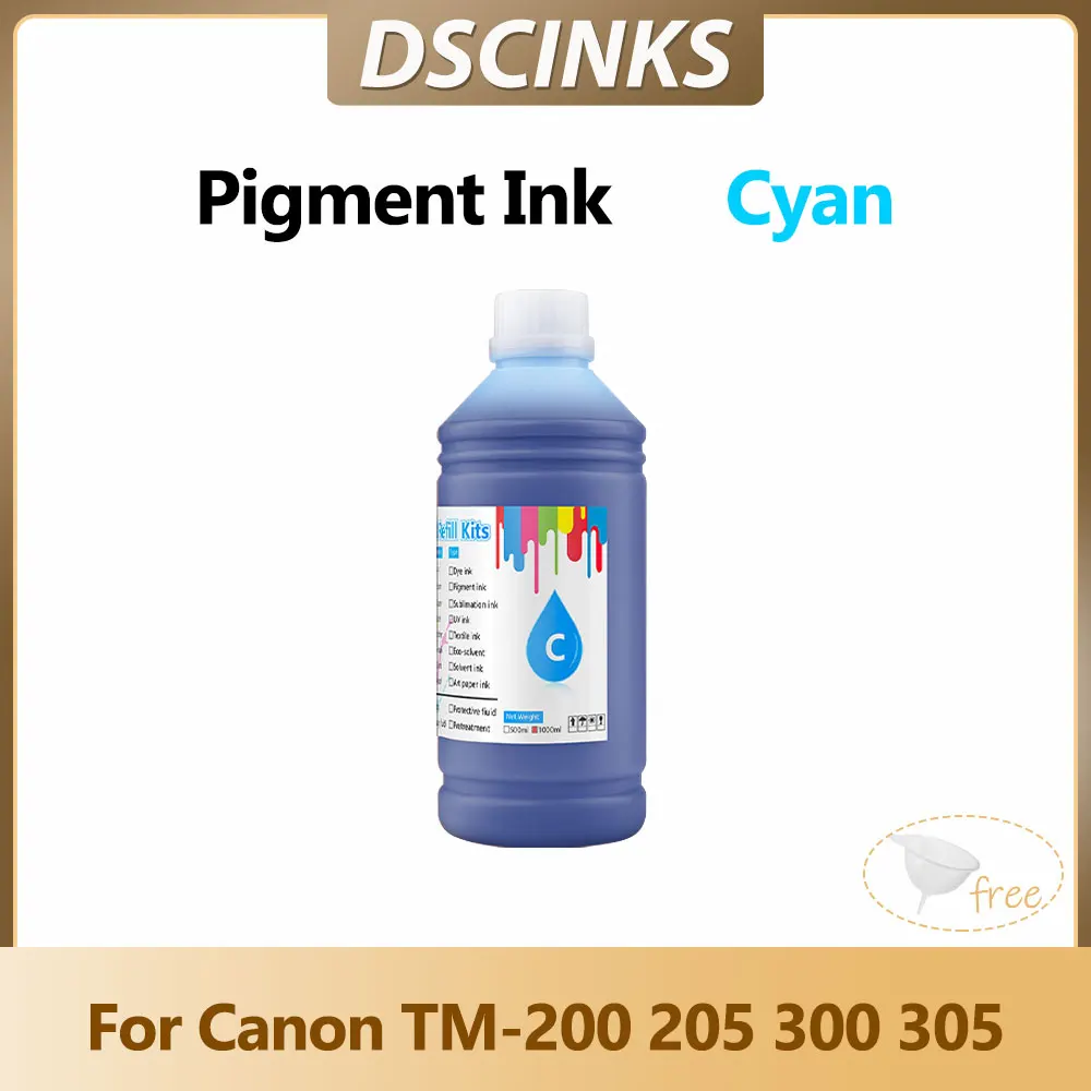 Tinta de Pigmento Universal para Impressora Canon Impermeável Impressora Pfi120 Pfi320 Pfi-1700 706 701 702 703 707 Pro-1000 Pfi206 306 1000ml - Imagem 4