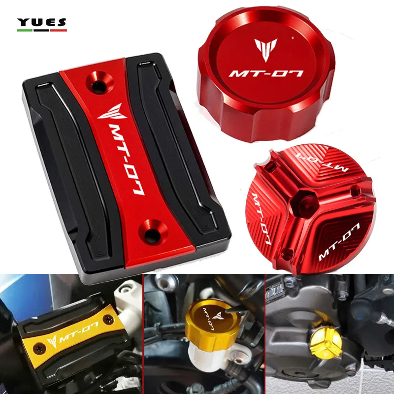 Mt 07 Brake Fluid Reservoir Cover Accessory Yamaha Mt07 Motorcycle
