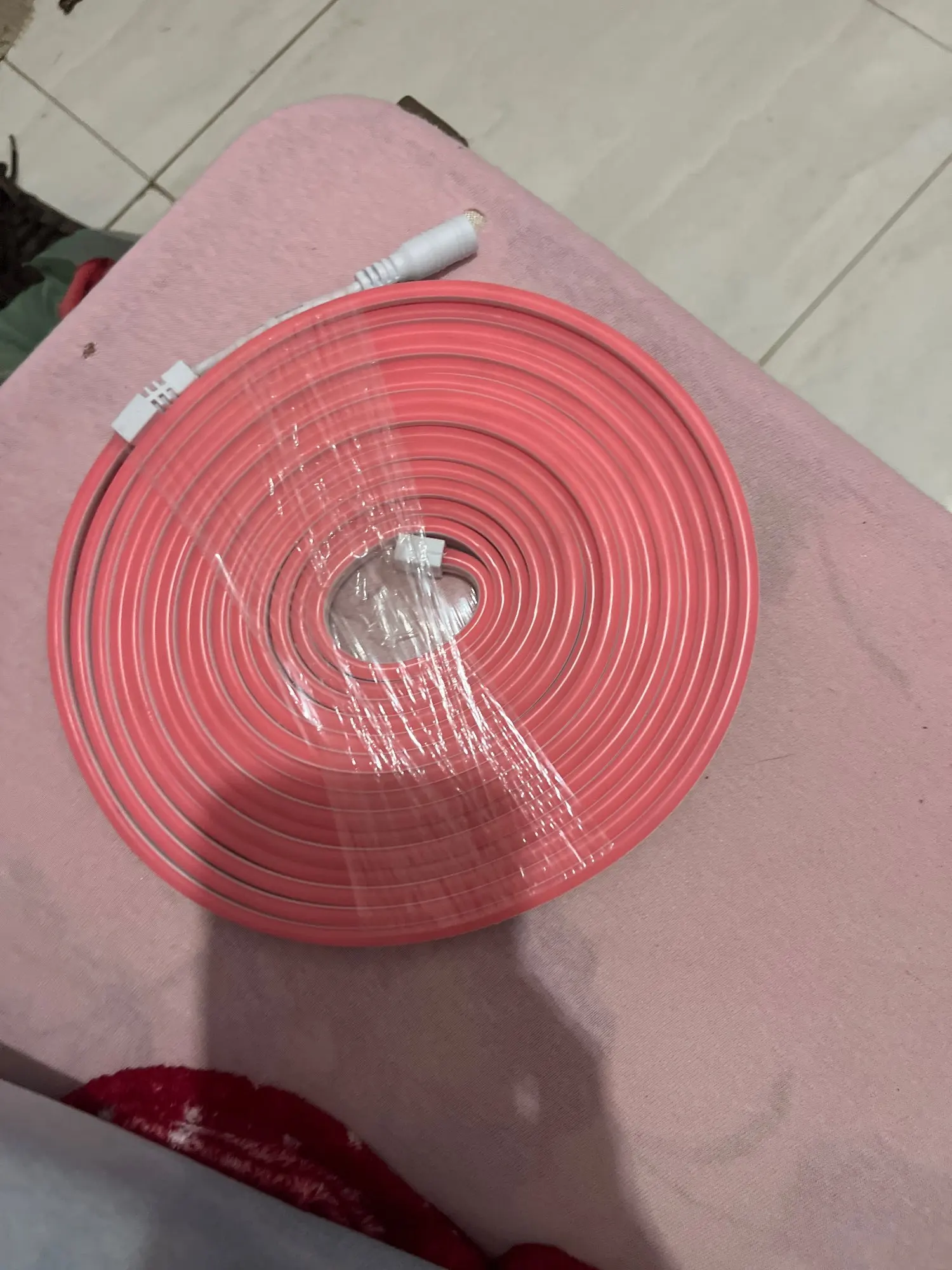 5m Mangueira Led Neon Corte 2,5cm Flex 12v + Fonte Bivolt photo review