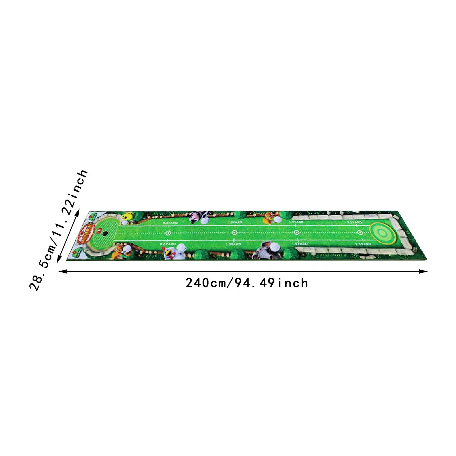 Indoor Outdoor Golf Putting Mat 6