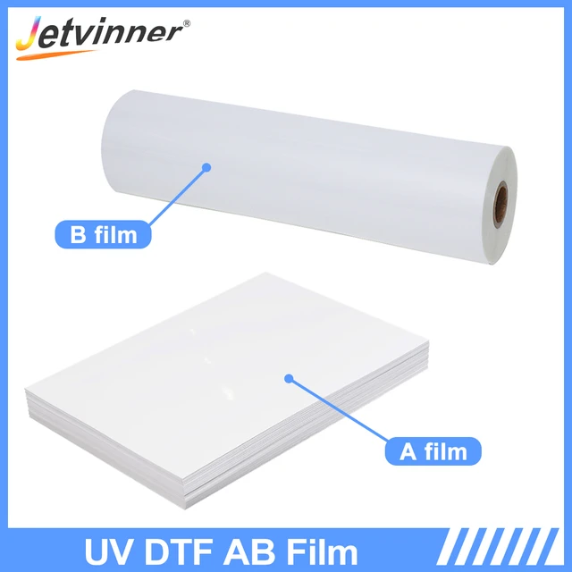 Autocollant de transfert de film UV DTF AB A3, imprimante UV DTF