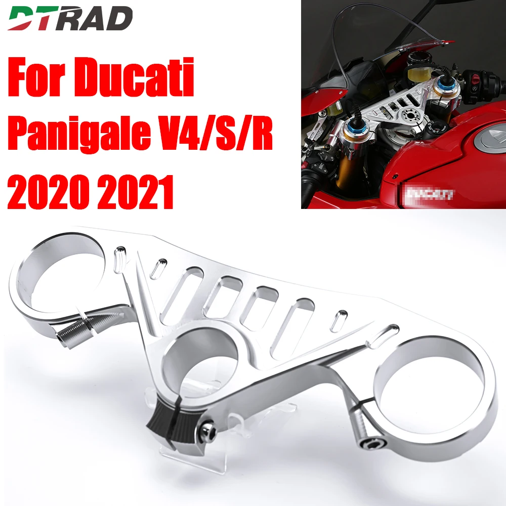 

For DUCATI PANIGALE V4 S V4R R 2020 2021 Front Top Upper Triple Tree Clamp Steering Yoke Fork Motorcycle