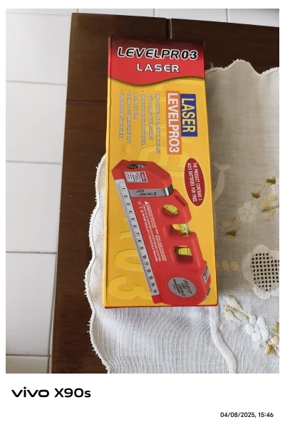 Ferramenta de Medição 4 em 1 - Nível Laser photo review