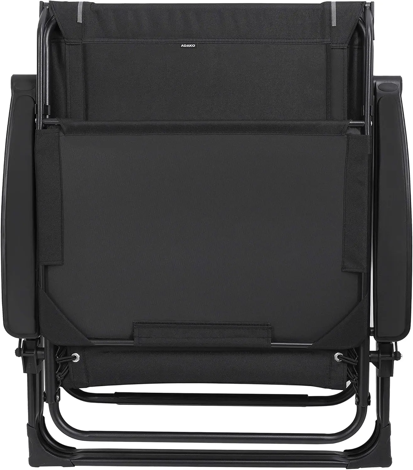 XXL Oversize Recliner Folding Chair for Camping Patio Outdoors Zero Gravity Extra Wide Reclining Padded Seats with Sunshade and - Image 4