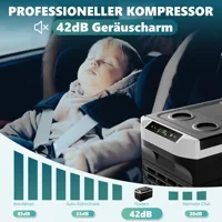 Комбинация охлаждающей коробки компрессора EUHOMY для холодильника-морозильной камеры с приложением и ЖК-дисплеем |   Портативный холодильник для кемпинга | -20 ℃ ~20 ℃ — изображение 6