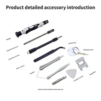 Kit de tournevis de précision 115 en 1, outils de réparation multifonctionnels pour ordinateur portable, téléphone, MacBook, réparations domestiques 6