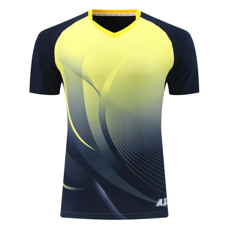 Table tennis clothes Table tennis uniform men women Badminton suit top Unisex Casual Short Sleeve Summer Sports Jersey