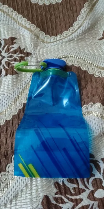 Foldable Water Bottle Bag 700ml Ultralight Portable Hydration Flask photo review