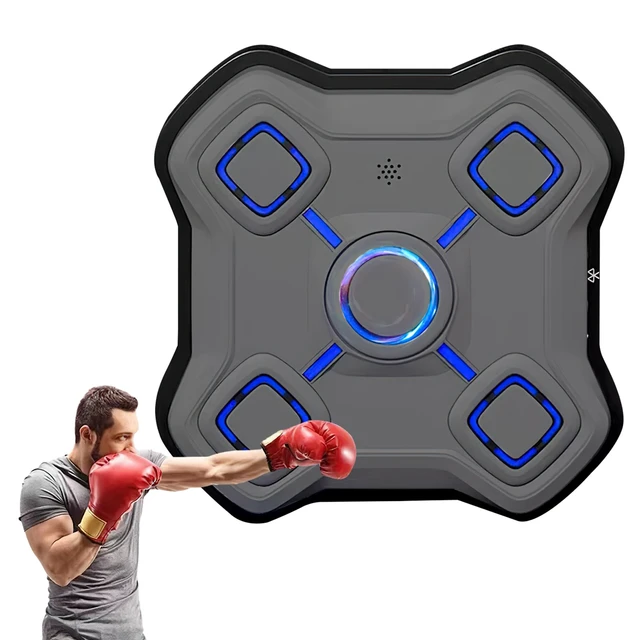 Upgrade Led Music Boxing Machine,smart Bluetooth Wall-mounted Boxing  Machine