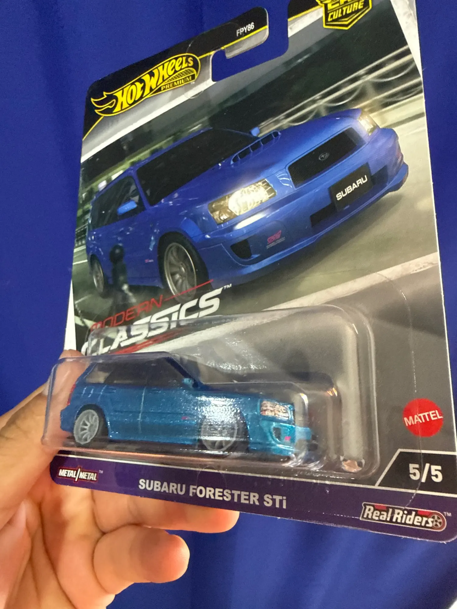 Hot Wheels Premium Car Culture Modern Classics Subaru Forester STI