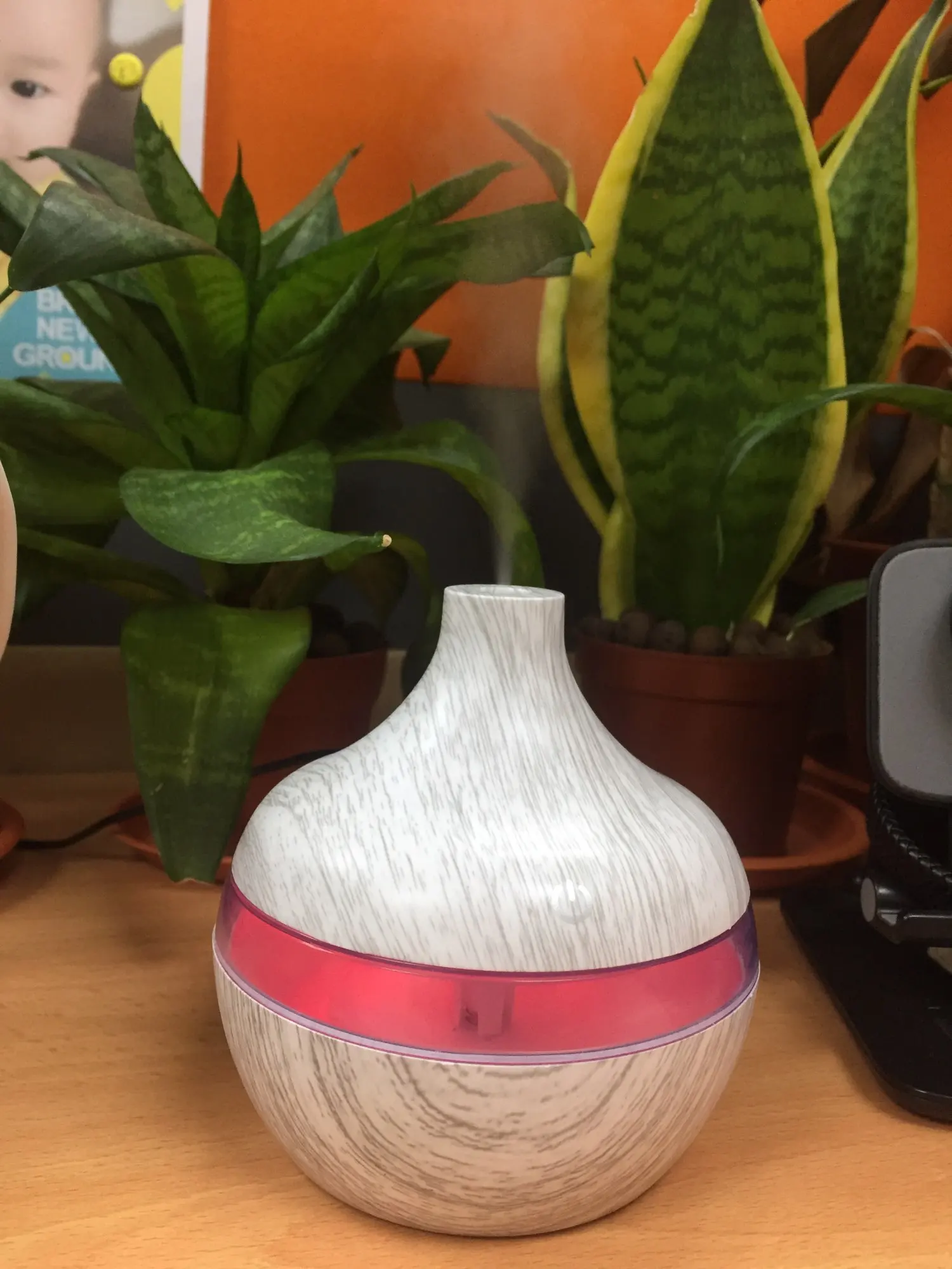 Wood Humidifier 300ML USB Air Humidifier photo review