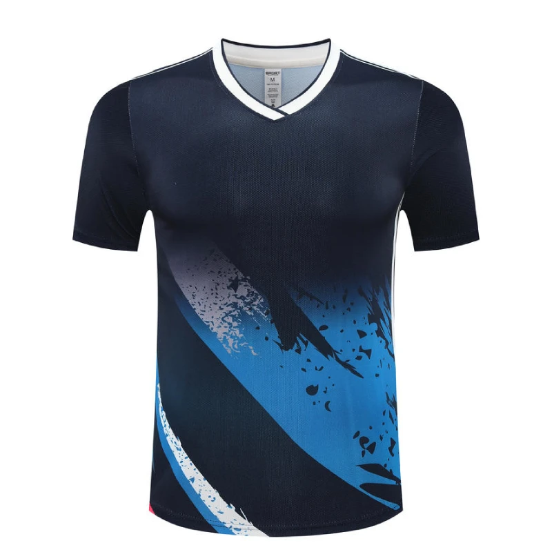 New Badminton Shirt Korea Style Tennis Shirt for Men Women Quick Dry Couple Pickleball Badminton T-shirt Short Sleeve Tops