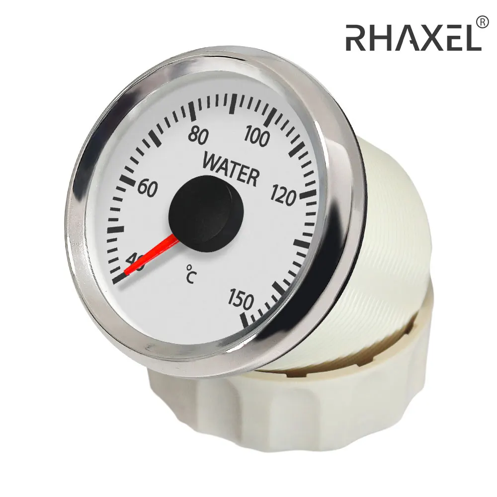 RHAXEL Waterproof WiFi Water Temp Meter 40-150℃ with Backlight 9-32V 52mm for Auto Car Trucks Boat