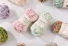 1.2mm Paper Cord Yarn 3ply Strands Paper yarn 100% Natural Hand Knitting cord 6